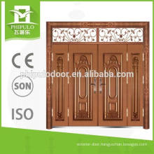 Latest design villa entrance main iron door for residential
